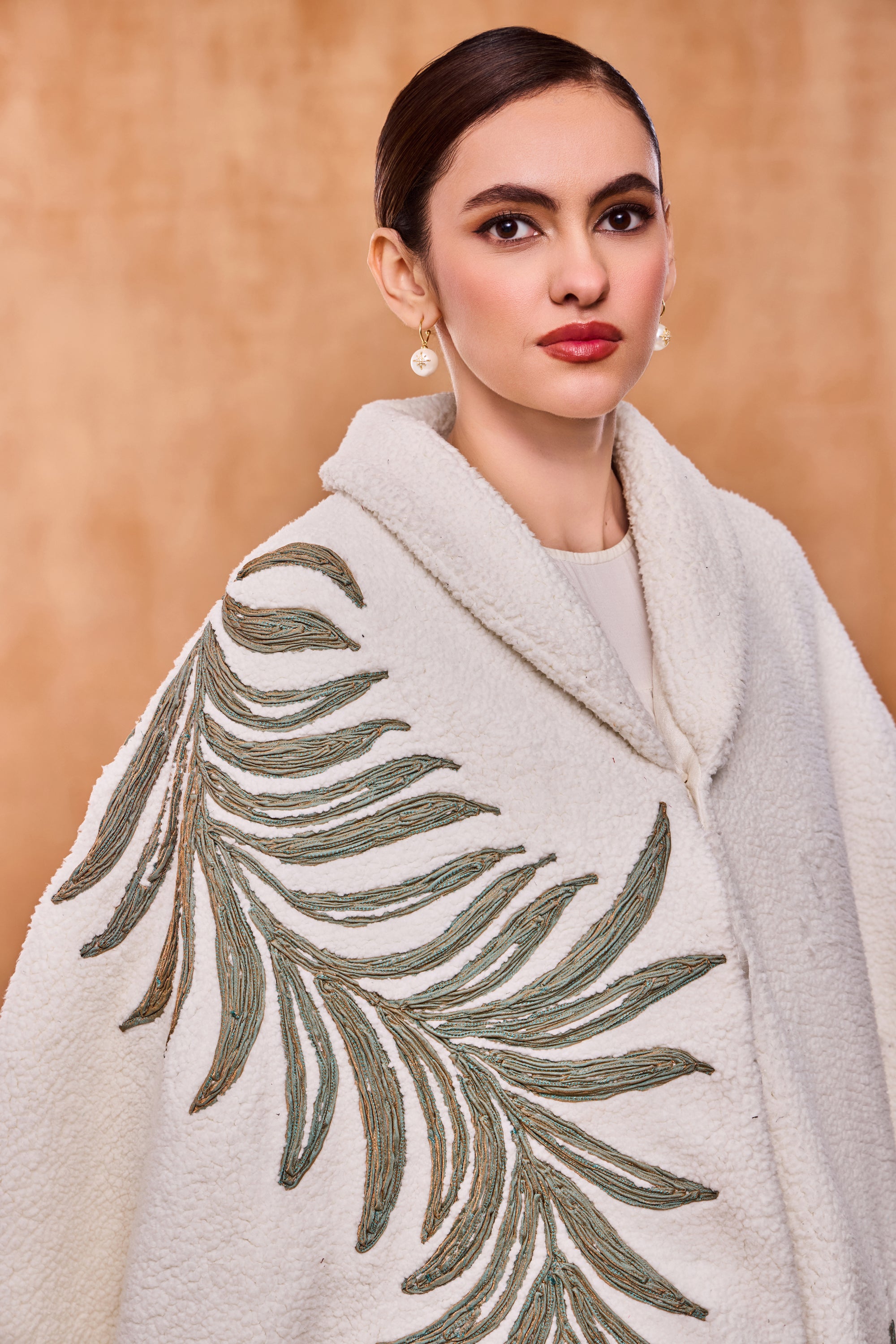 Danisse Embroidered Cape
