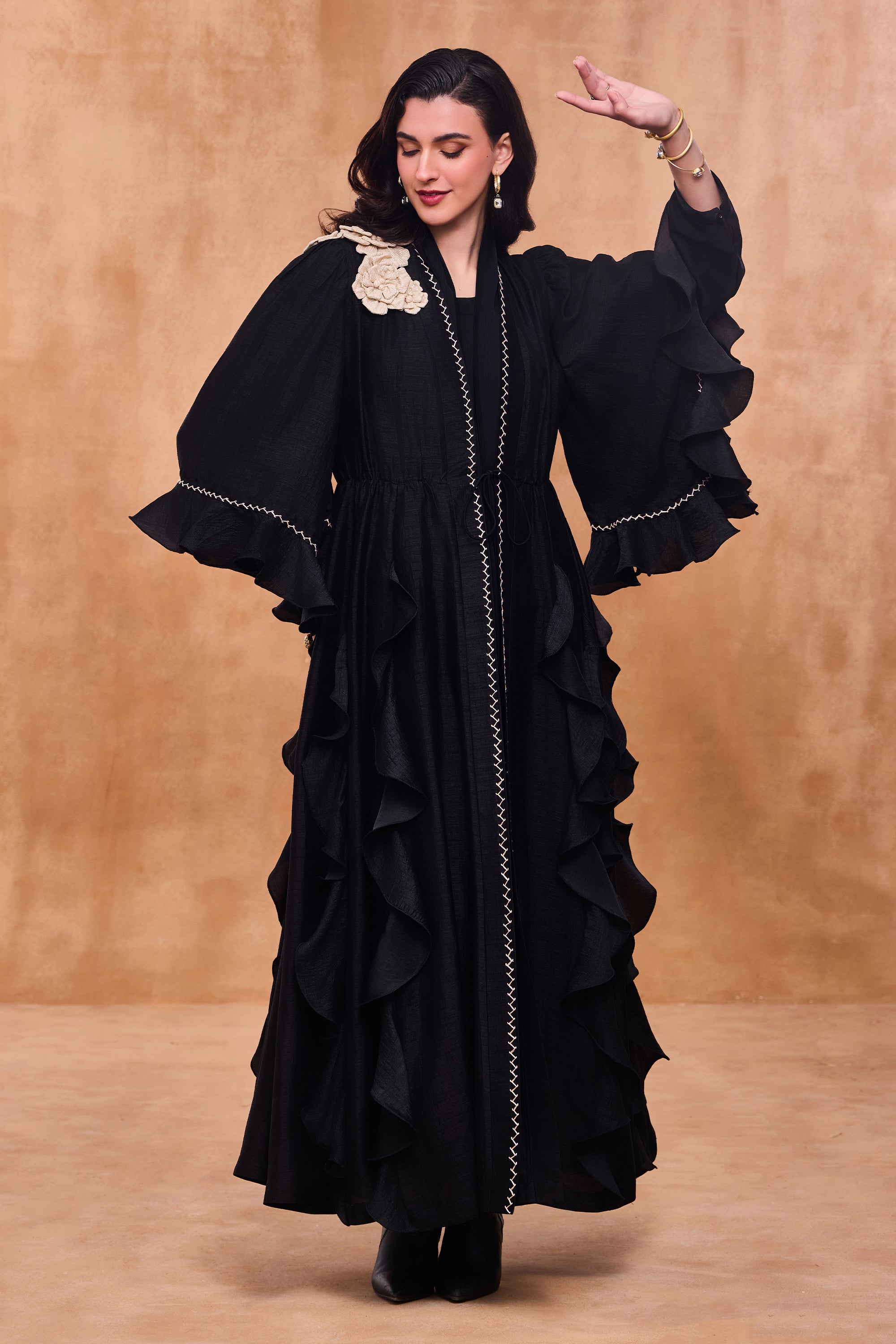 Zerrina Embroidered Abaya