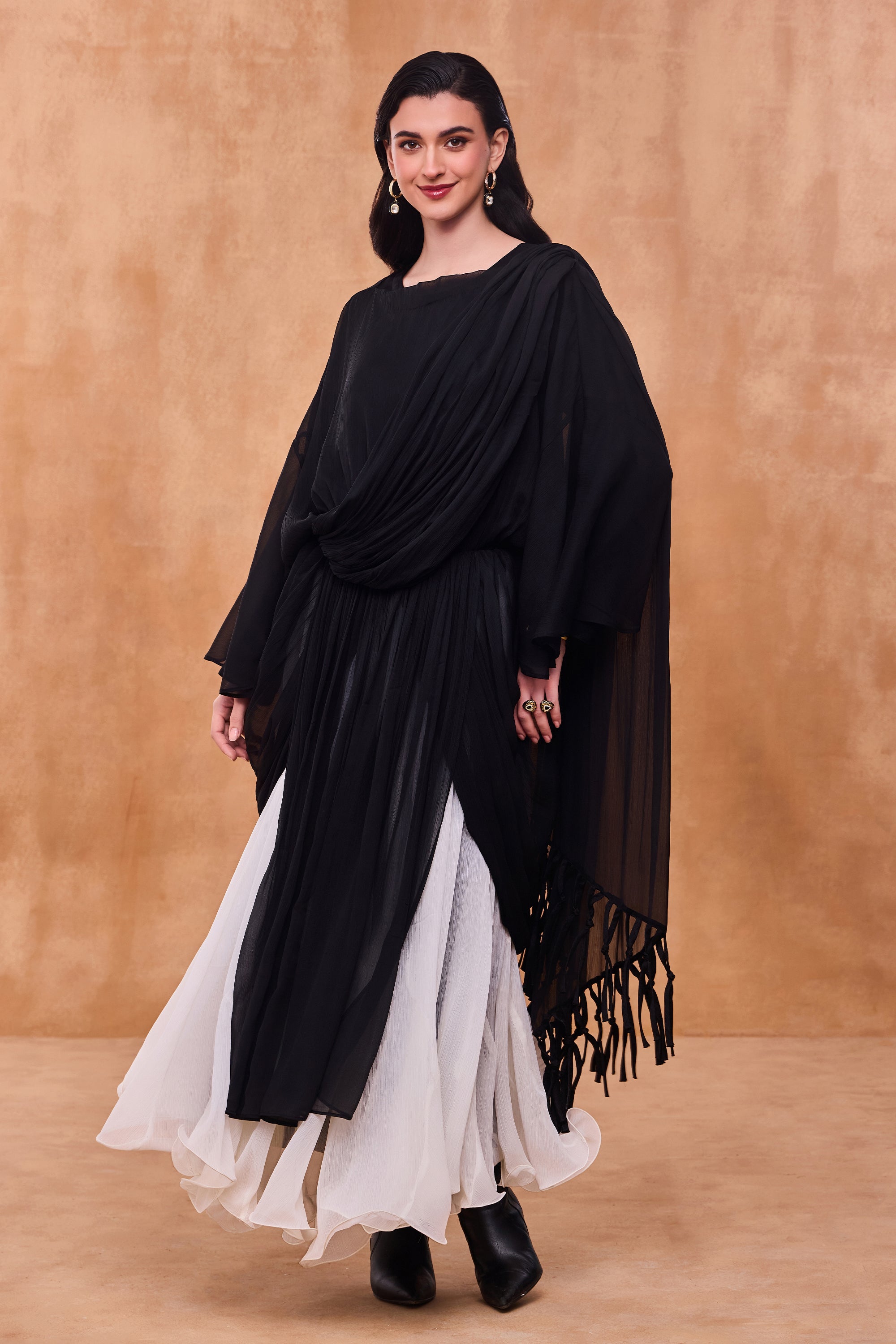 Delonna Draped Kaftan