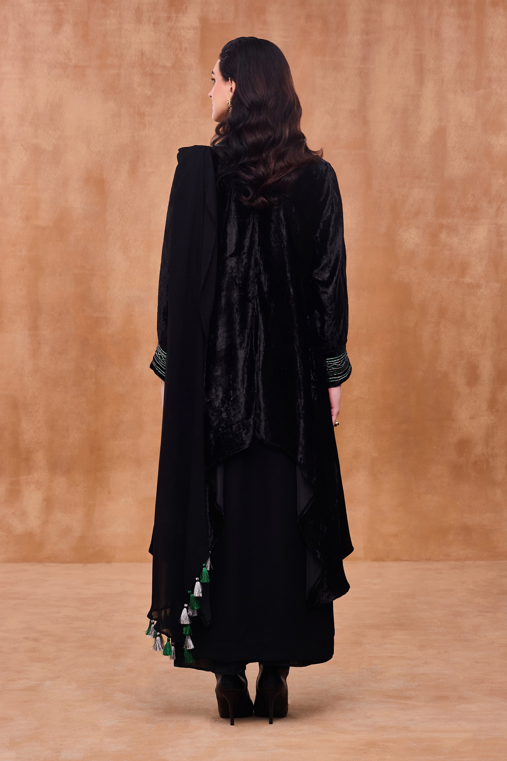 Bralysa Embroidered Draped Jalabiya